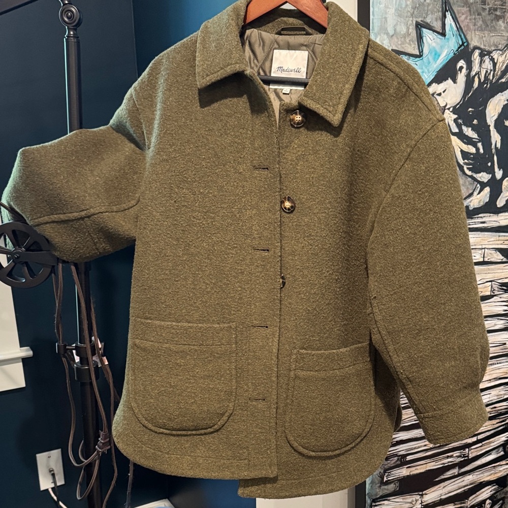 Madewell Olive Utility Jacket